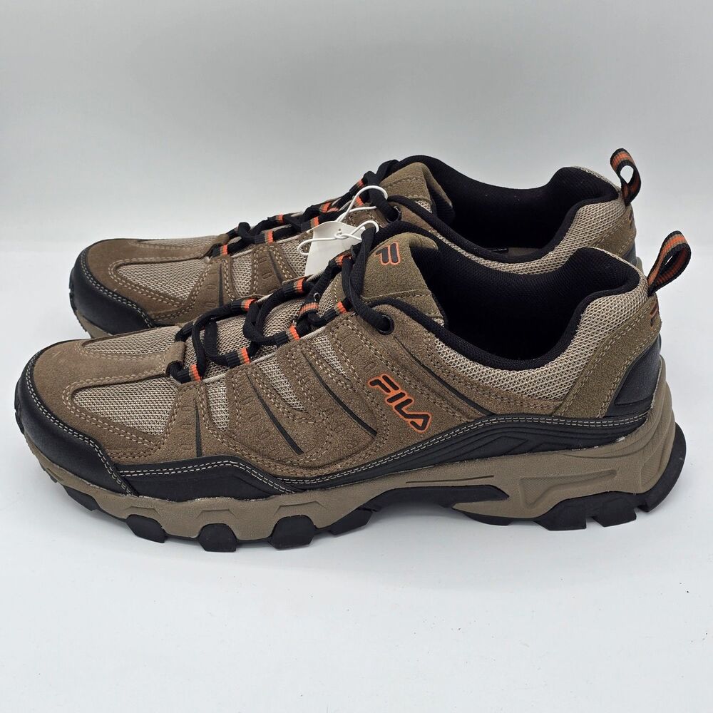 Fila Midland Shoes Men’s Hiking Trail Running Outdoor Athletic Brown Size 11 - Picture 5 of 7